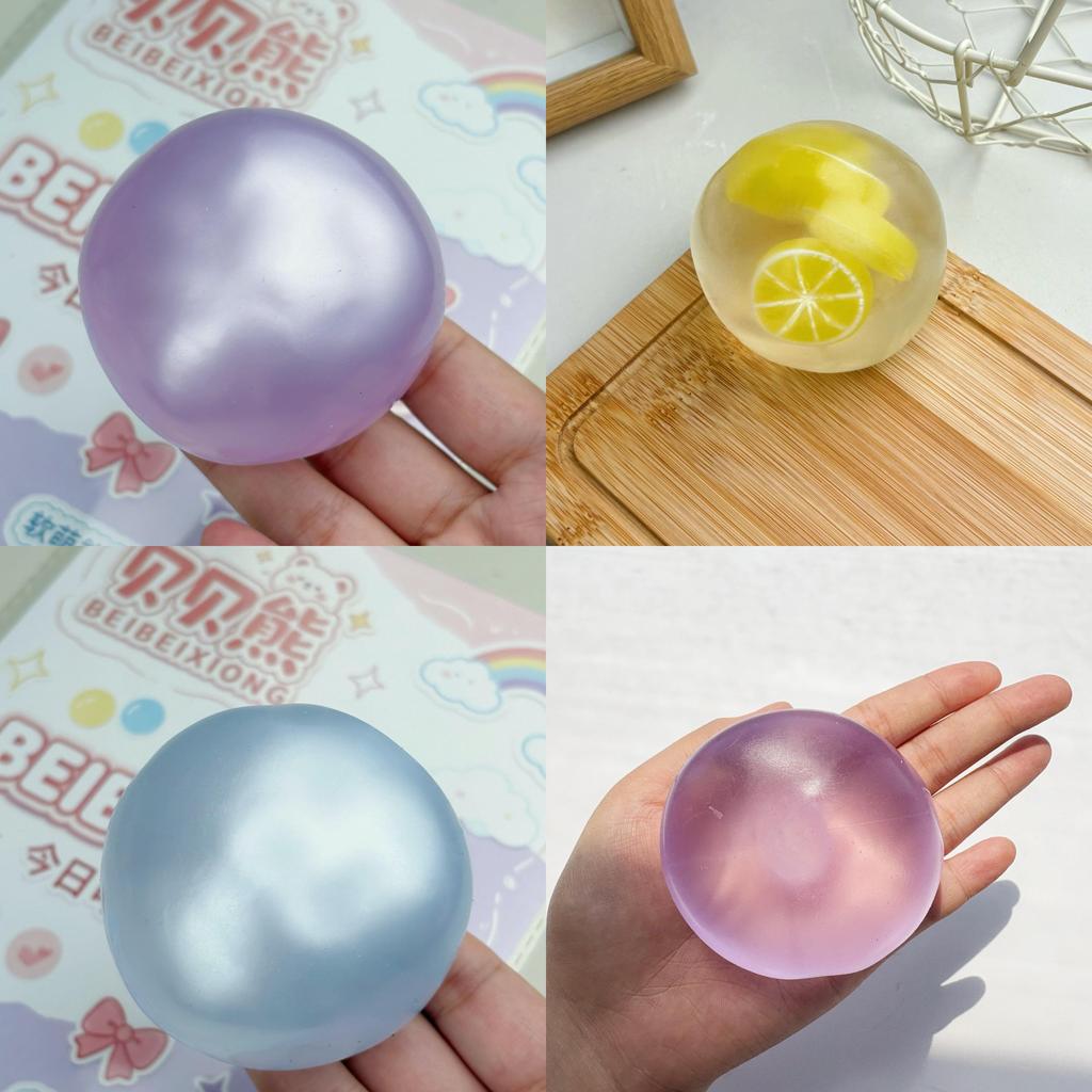 Handcrafted Coconut Oil Stress Ball With Sensory Grip For Kids And Teens