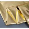 Gold shiny stand collar long cape for adults Halloween cos King's cloak stage performance costume*