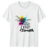 Find Inner Strength Womens T-Shirt Dragonfly Watercolor Inspiration Birthday