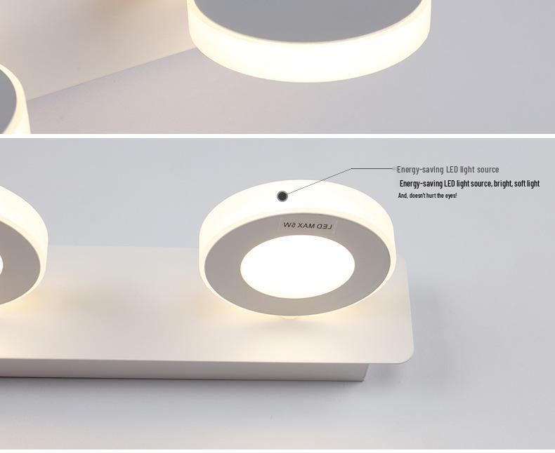 Waterproof Modern LED Bathroom Vanity Light with Anti-Fog Eye Protection