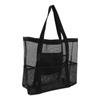 Beach Mesh Bag Large Capacity Lightweight Portable Beach Shoulder Handbag for Travel Shopping Camping Pool