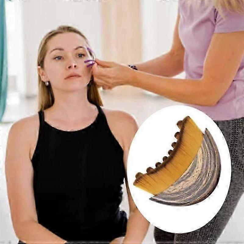 Štětec na obličej pro lymfatický konturing, Štětec na suché kartáčování obličeje, Masážní přístroj pro lymfodrenáž