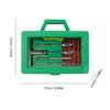 Car Tire Fix Kit Professional Heavy Duty Wheel Repairing Set Heavy Duty Tire Plug Kit For Trailer RV Truck Automotive Sedan