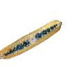 Vintage Rhinestone Earrings Women Elegant Luxury Matte Bracelet Jewelry Set Retro Style Fashion Accessories