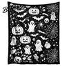 DIY Coloring Projects for Teens Halloween Blanket Throw Blanket with Ghost Patterns Color Your Artistic Bedroom Decor Accessories Own Washable Cozy