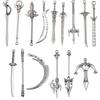 15 DIY Alloy Weapon Charms: Swords, Knives, Guns, Bows & More