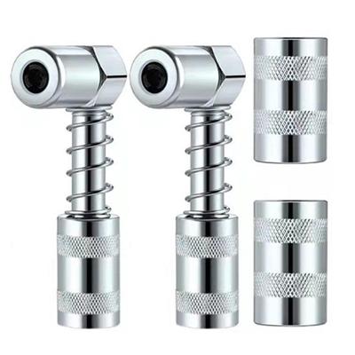 90 Degree Grease Coupler Grease Fitting Tool Coupler Adapter Fitting Tool Grease Nozzle Grease Gun Lubrication Oil Pump Tool
