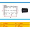 Precision Vise Lead Screw Steel Sleeve & Nut