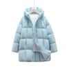 Winter Korean Version of The New Medium and Long Popular Fashion Hooded Thickened Warm Jacket