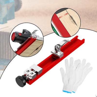 Adjustable Circular Saw Guide Rail, Woodworking Tool, Aluminum Alloy Electric Milling