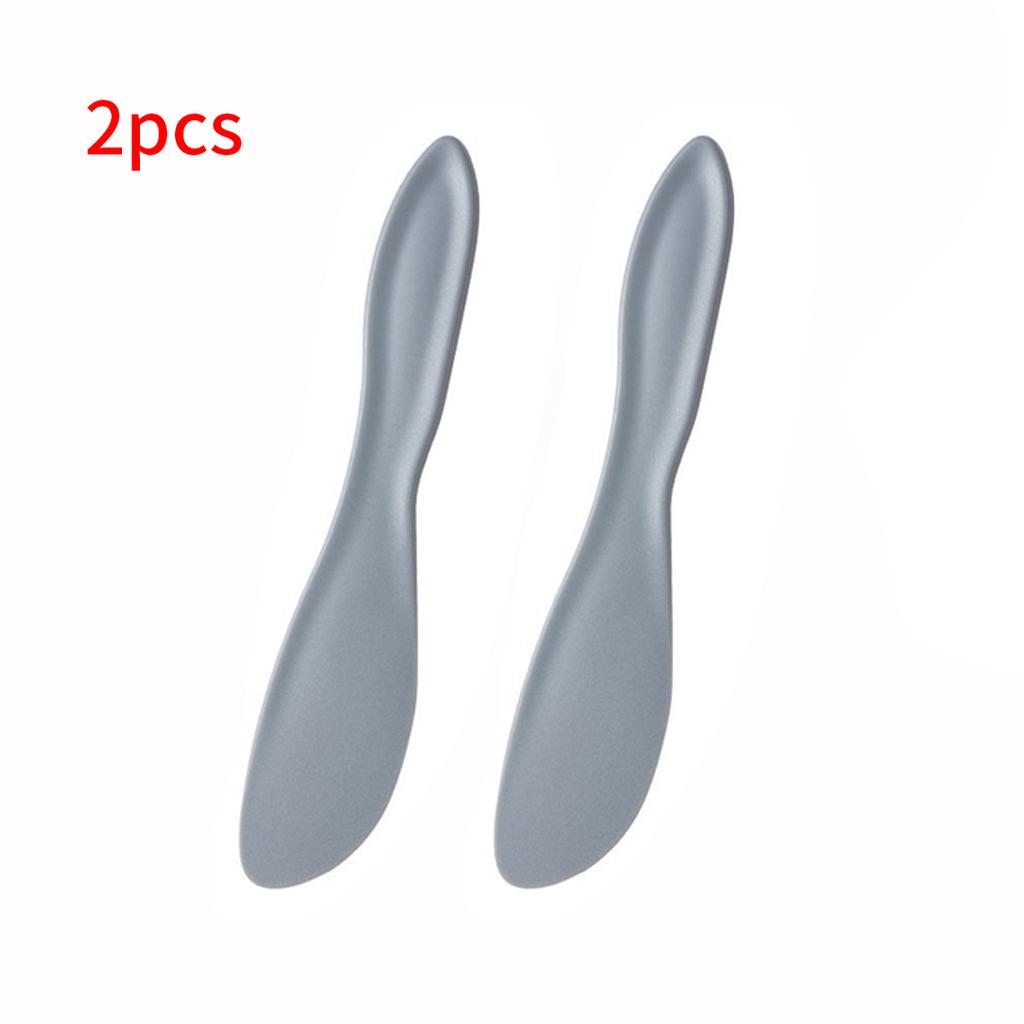 2PCS Multifunctional Plastic Cake Scraper; Colorful Scraper; Cream Pudding ; Jam Baking Tool; Spat Small Scraper Spoon 6