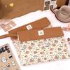 Multifunction Capybara File Bag Washable Fabric Cartoon Paper Storage Bag  Makeup Bags