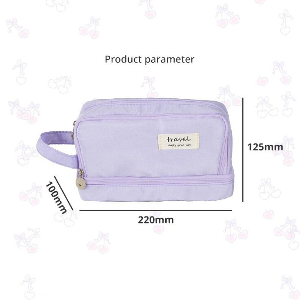 Large Capacity Pencil Box Portable Pen Bag New Pencil Case  Girls