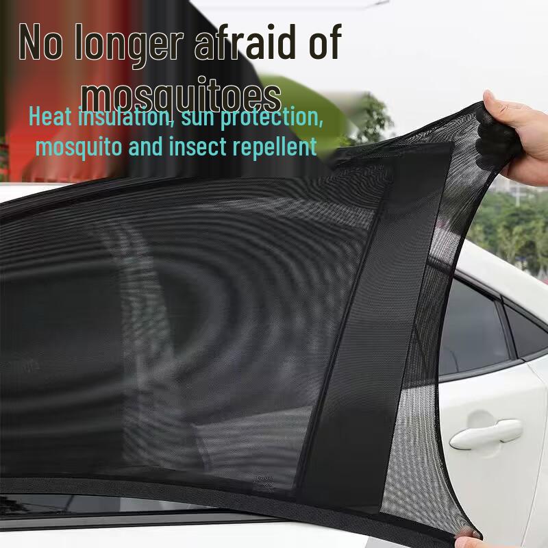 Car Window Mosquito Screen & Sunshade for Sedan