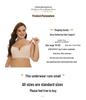 Plus Size Seamless Support Bra: Anti-Sag, 8-Row Adjustable, Shaping, Side Support for Women