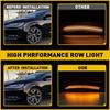 2pcs Front Amber LED Side Marker Light Smoked Lens Fit 2015-2017 Chrysler 200