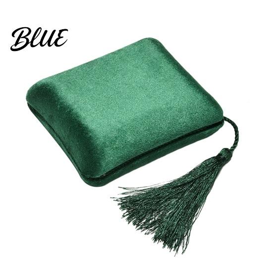 Travel Jewelry Case Velvet Box Organizer with Tassel Women Lined