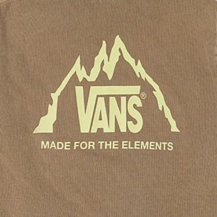 Vans SS25 Casual Fashion Comfortable Short Sleeve T-Shirt Unisex Tops Brown VN000JQP0E0