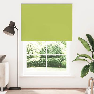 Blackout Roller Blind Green 155x230 Cm Fabric Width 151.6 Cm Polyester