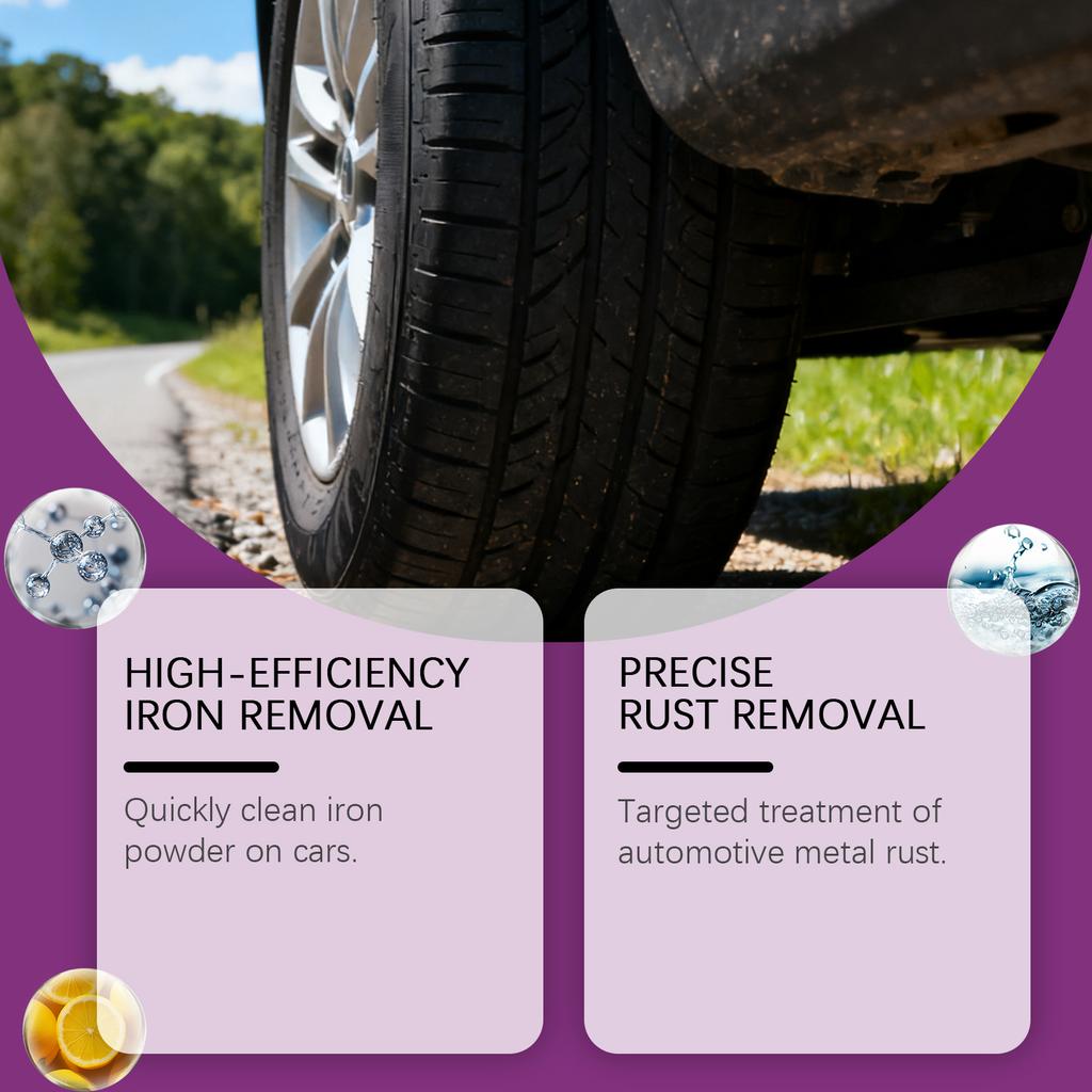 Professional Iron Fallout Remover Car Rust Cleaning Spray Vehicle Paint Maintenance Rim Cleaner Safe Rust Reliever 100ml
