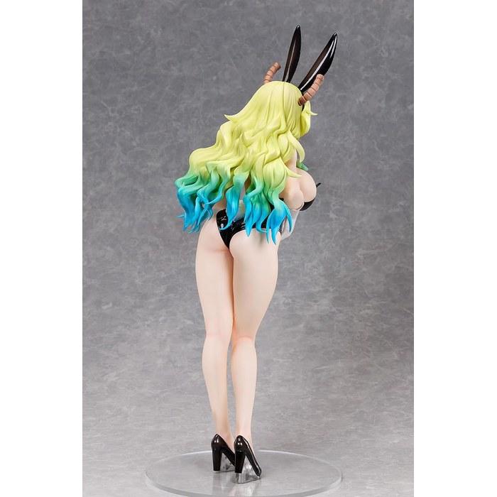[FREEing] Miss Kobayashi's Dragon Maid: Lucoa Bare Legs Bunny Ver. 1/4 Scale Painted Plastic Figure Blue-Green 480mm