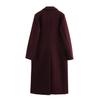 European and American style, new women's clothing, versatile, fashionable and fashionable blended coat coat 9231756