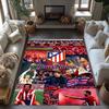 Atletico Madrid Customize Your Name Floor Rug Office Rug Suitable for Kitchen Dining Room Dormitory Playrooms Antislip Carpet Office home decor
