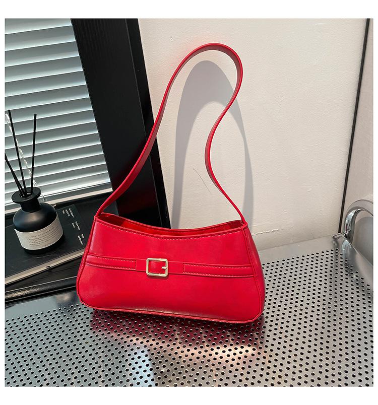 Girls New Simple Women's Bag Handbag Cute 2025 Spring Versatile Ins Casual Bag Shoulder Underarm Bag Women