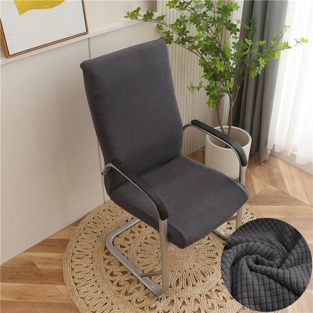 

Чехол для компьютерного стула, пыленепроницаемый жаккардовый чехол для офисного стула, эластичный чехол для домашнего кресла, 1 шт., Sillas De Oficina M