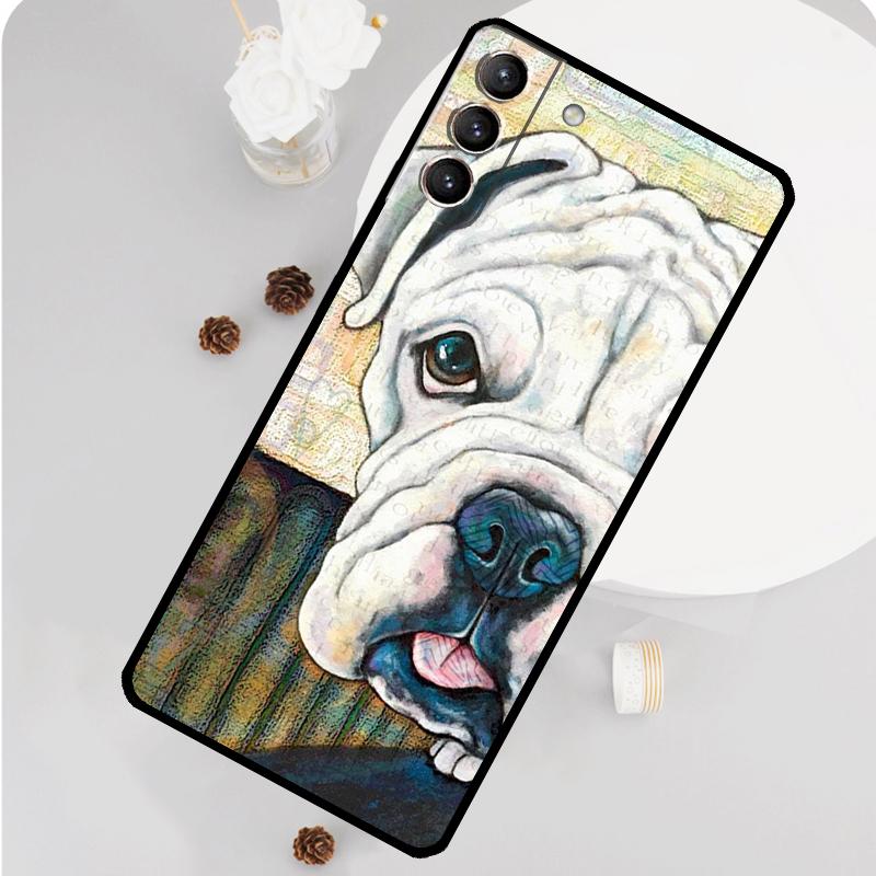 Boxer Hund Handyhülle Für Samsung Galaxy S25 S26 Ultra S20 S21 S22 S23 S24 Plus S10 S25 FE Funda Abdeckung