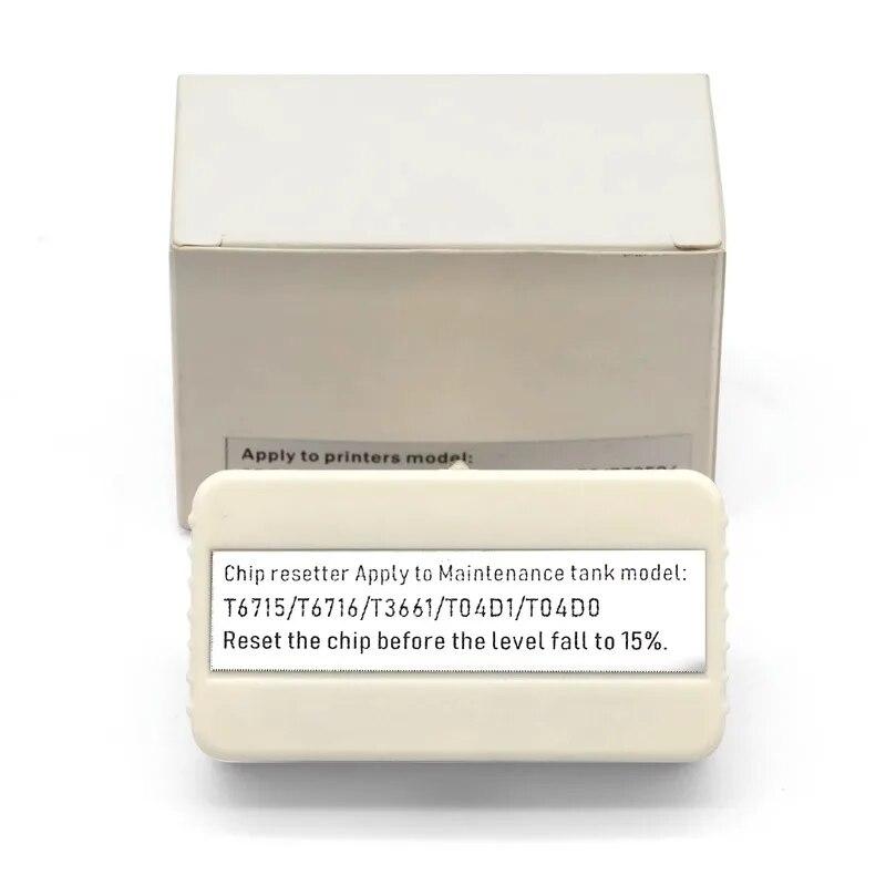 T6716 T04D1 T04d0 T3661 Reinicializador de chip de tanque de manutenção para decodificador Epson WF-M5799 C5710 C5790 C5290 C5210 XP-15000 XP6000 L6170