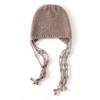 Cashmere Autumn and Winter Fashionable Warm Ear Protecting Dirty Braids Ball Tassels  Thickened Knitted Slit Headscarf