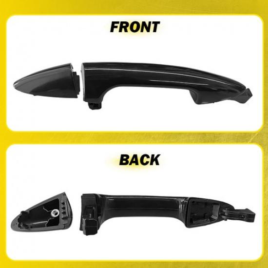 Outside Door Exterior Rear Handle Bar Fit Right Side Honda 2016-2017 Accent LE