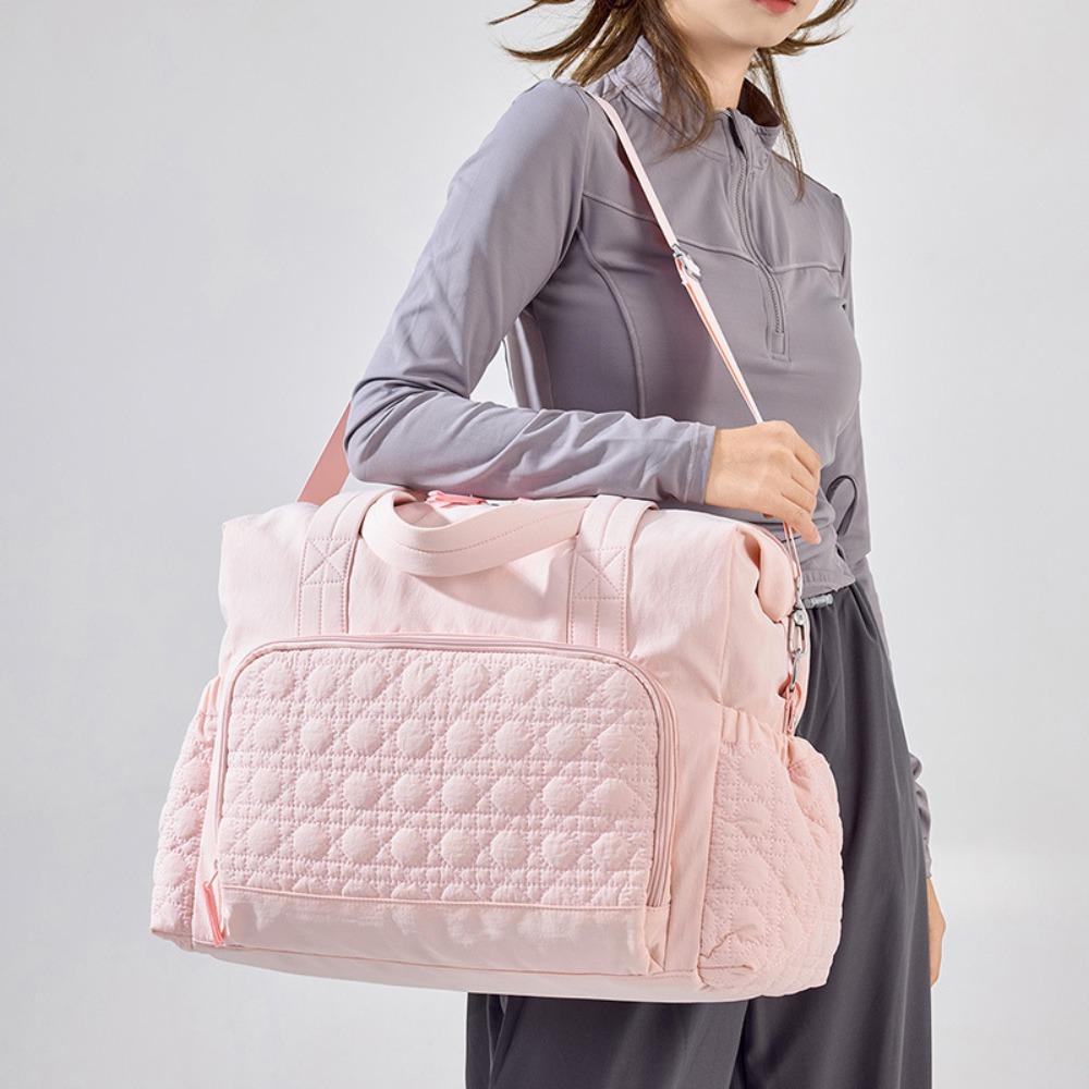 Large Capacity Mommy Bag Solid Color Nappy Bag Personalized Shoulder Bag  Women