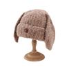 Autumn And Winter Plush Thermal Hat Children'S Ear Protector Knitted Plush Casual Fashion Cute Student Cold Cotton Hat
