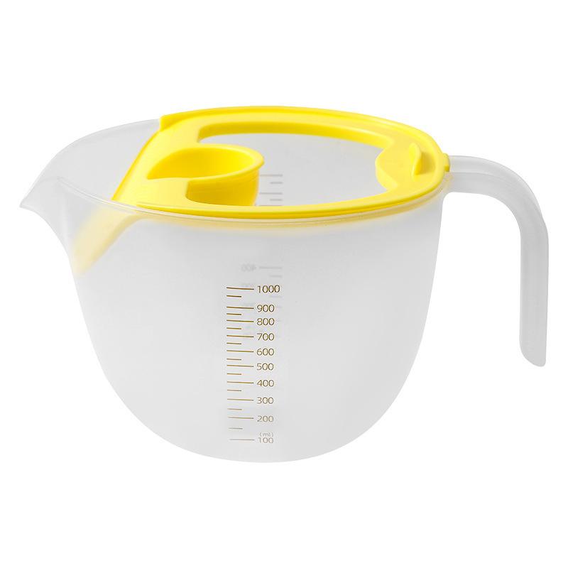 Egg White Separator 1L Large Capacity Kitchen Baking Multi-Functional Egg And Soy Milk Filter Egg Beating Mixing Bowl