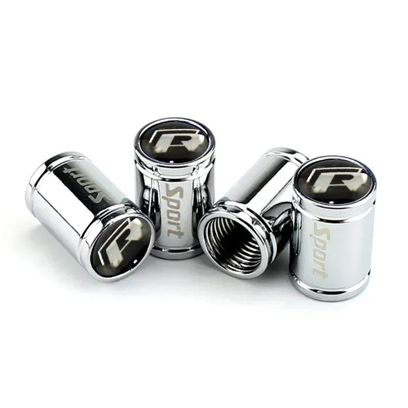 2026 New For VOLKSWAGEN VW 4PCS Car Wheel Tire Valves Tyre Stem Air Caps for Volkswagen Touran Polo Tiguan Passat GTI R Line Gol