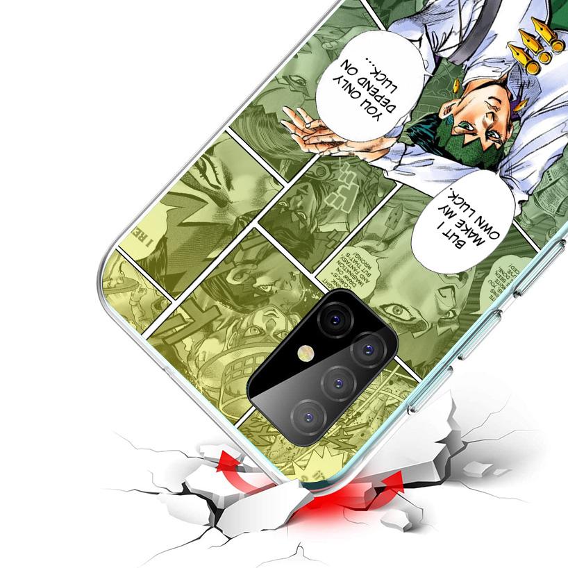 JoJo Bizarre Adventures Anime Phone Case For Samsung Galaxy A17 A16 A15 A14 A13 A57 A56 A55 A54 A53 A37 A36 A35 A34 A33 A26 A25