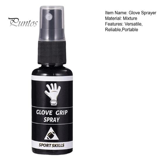 Lightweight Goalkeeper Glove Spray 30ml Football Grip Sprayer Rugby Maintenance Tackifier Sticky for All Goalie Gloves Cleaner Game-time