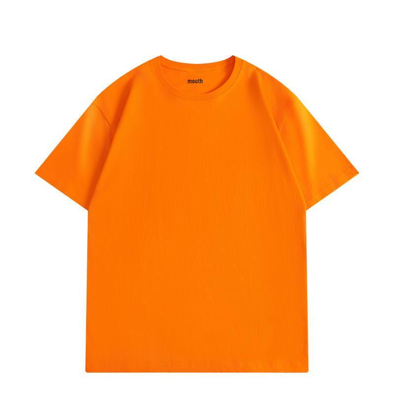 Summer Pure Cotton Custom T-shirt: Student Graduation, Parent-Child, Round Neck, Drop Shoulder Short Sleeve, Class Uniform Printing
