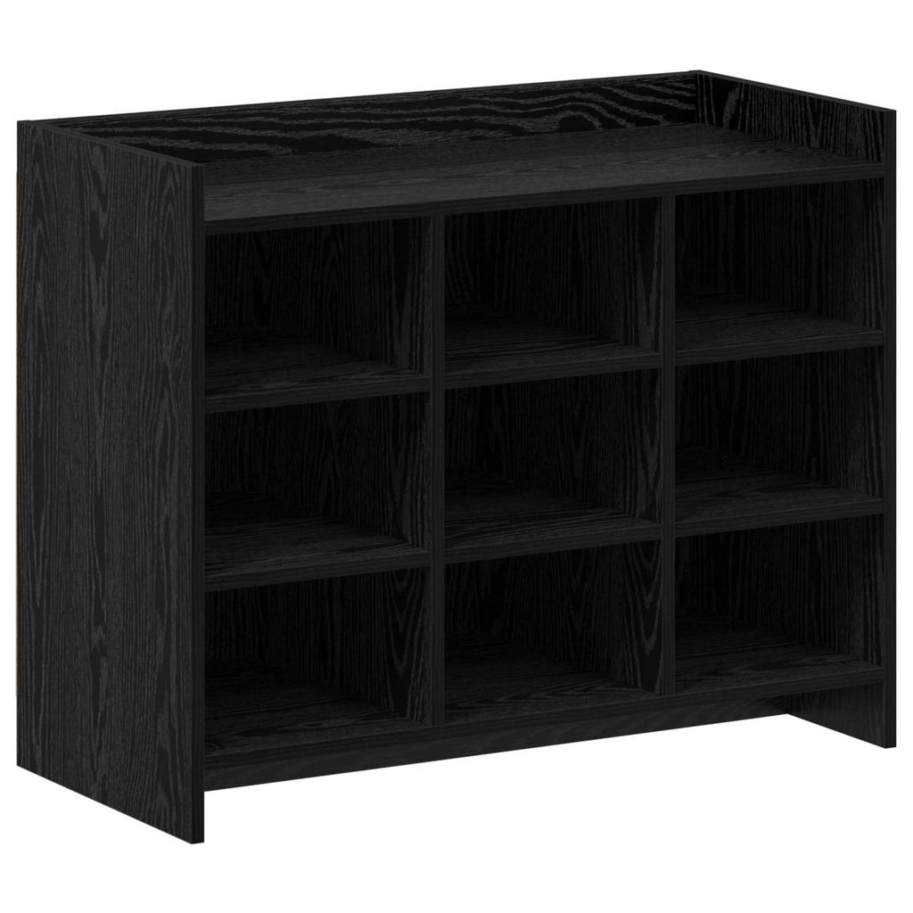 Shoe Cabinet Black Oak 85 x 39.5 x 70 cm Particleboard