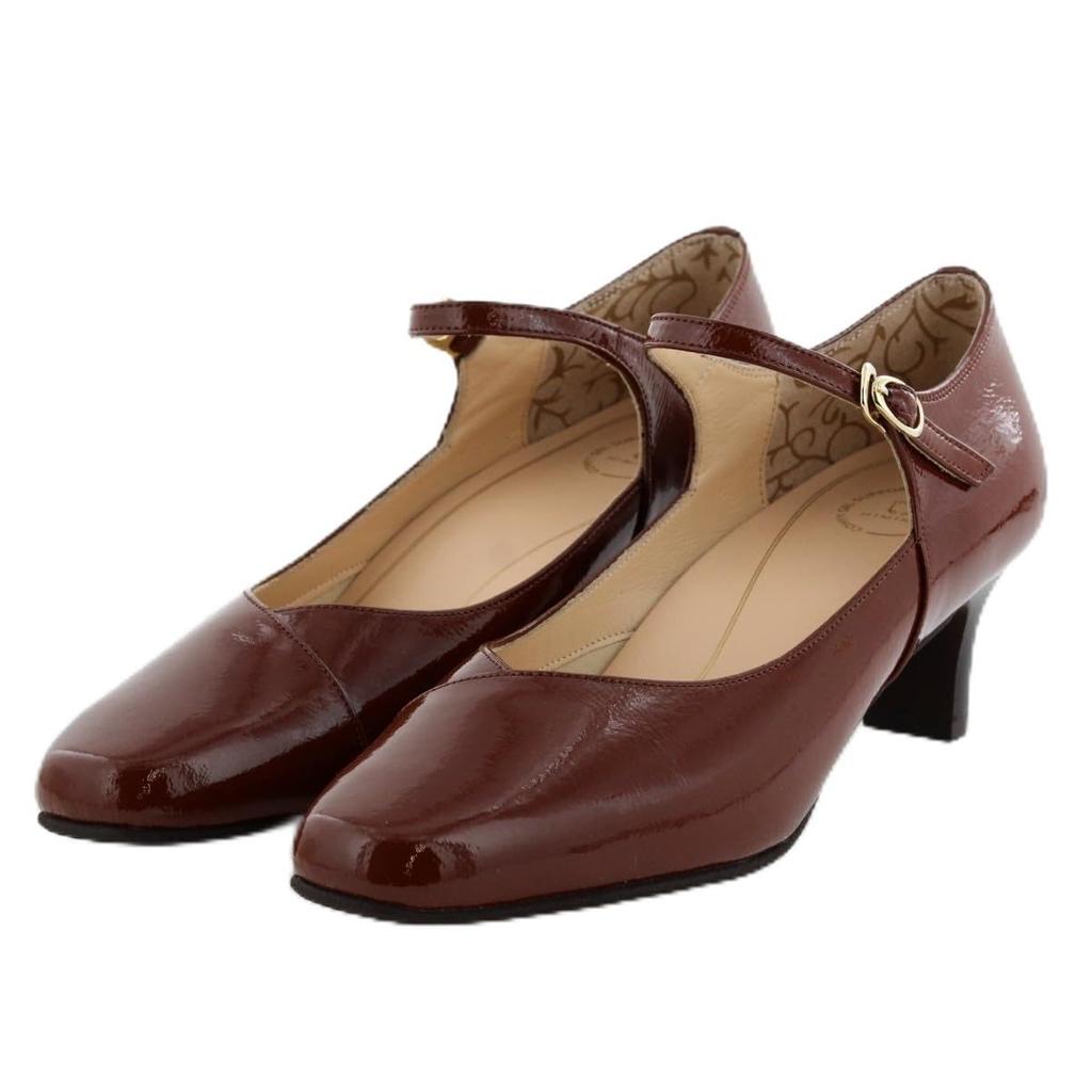 HIMIKO/Himiko/5cm Heel Strap Pumps/605002 Brown 245