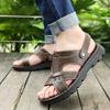 High Quality Leather Men Sandals Comfortable Beach Shoes for Man Breathable Anti Slip Wear Resistant Men Shoe Chanclas De Hombre