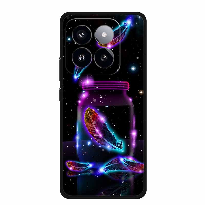 For Xiaomi 14T PRO Case Luxury Soft Silicone TPU Phone Cases Back Cover For Xiaomi14T Bumper Protective Shockproof Love fundas