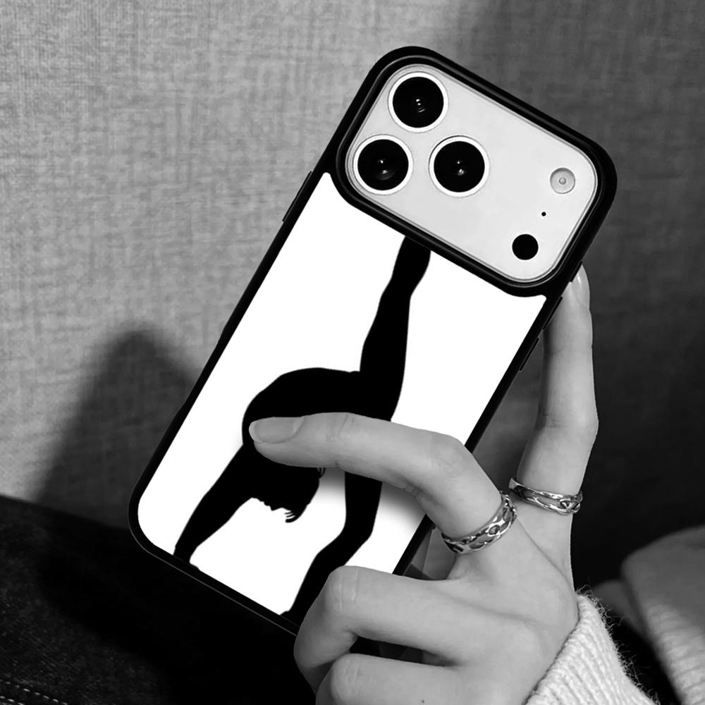 Capa Case for iPhone 17 Air 16 Pro Max 15 Plus 11 13 Mini 14 12 Back Phone Cover Gymnastics balance beam original