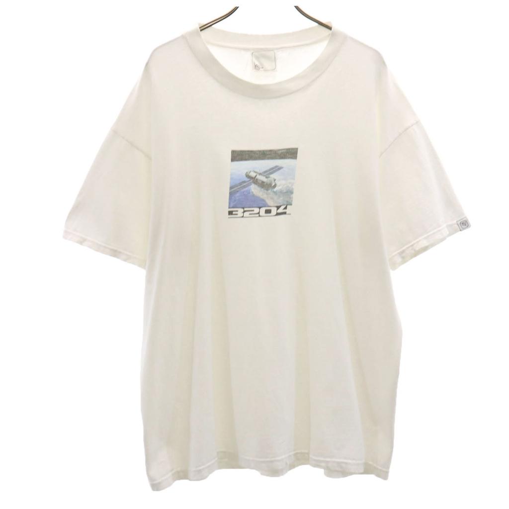 Neighborhood 90s Old Early Neighbor Space Satellite Print Short Sleeve T-shirt Men's Used