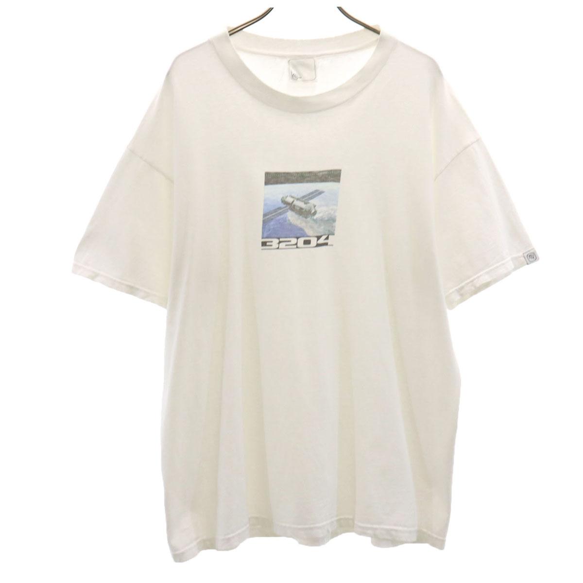 NEIGHBORHOOD 90s Old Early Neighbor Space Satellite Print Short sleeve T-shirt Men s Used