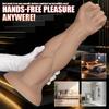 Large Arm Shaped Anal Plug Soft Body-safe Silicone Anal Trainer For Men Women