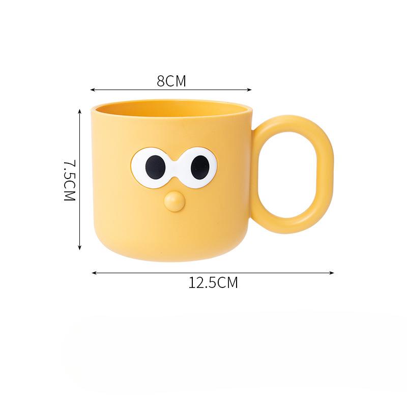 

Чашка для чистки зубов, детская пара, чашка с героями мультфильмов, чашка для полоскания рта, зубная чашка, бытовая пластиковая чашка для зубов, чашка для туалетных принадлежностей Small 12.5*7.5*8cm жёлтый