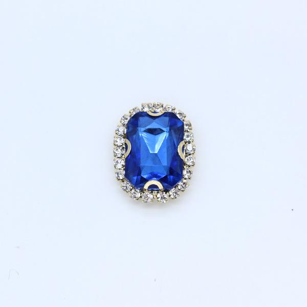 Kryształowe Szkło Ośmiokątny Pazur Diament Ozdoby do Włosów - DIY Akcesoria Dekoracyjne